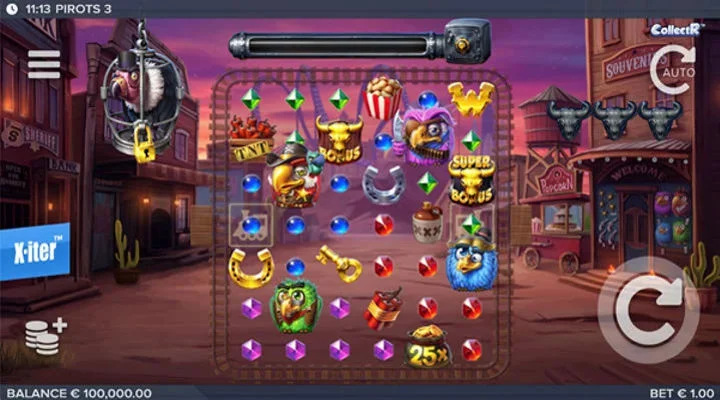 Recursos de bônus do Pirots 3 slot