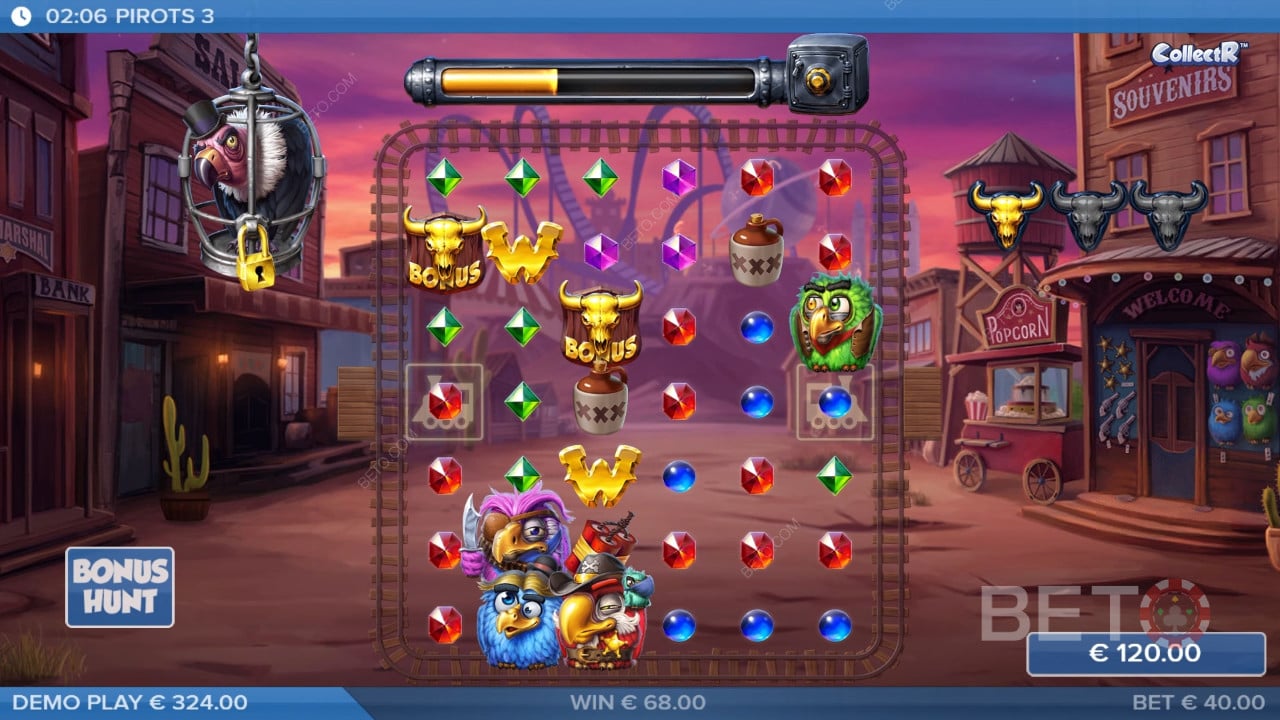 Pirots 3 slot game