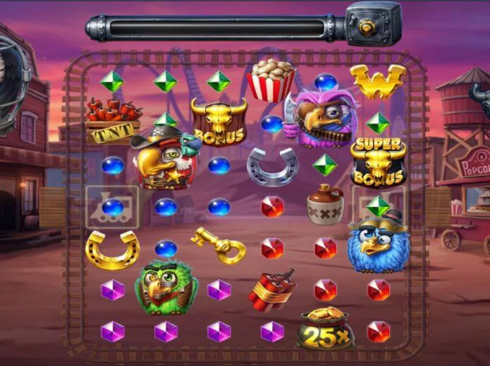 Símbolo Wild em forma de barra de ouro no Pirots 3